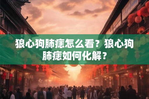 狼心狗肺痣怎么看？狼心狗肺痣如何化解？