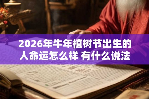 2026年牛年植树节出生的人命运怎么样 有什么说法