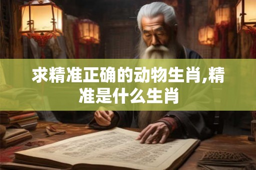 求精准正确的动物生肖,精准是什么生肖 求精准正确的动物生肖,精准是什么生肖