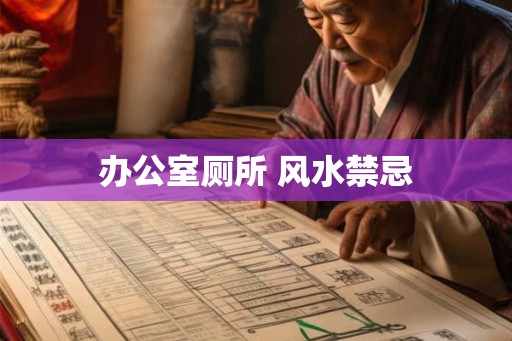 办公室厕所 风水禁忌