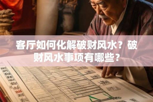 客厅如何化解破财风水？破财风水事项有哪些？