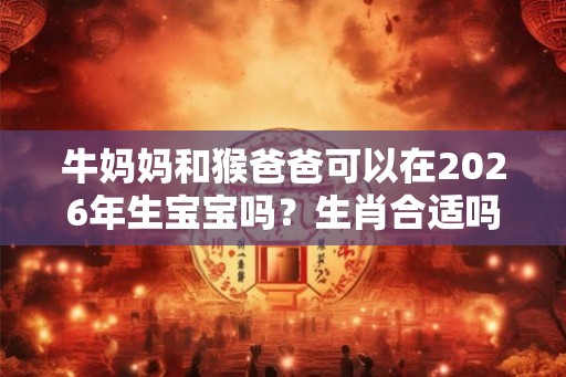 牛妈妈和猴爸爸可以在2026年生宝宝吗？生肖合适吗？