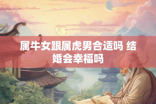 属牛女跟属虎男合适吗 结婚会幸福吗