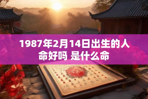 1987年2月14日出生的人命好吗 是什么命