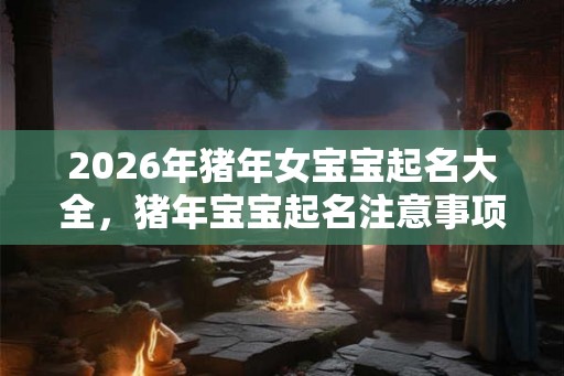 2026年猪年女宝宝起名大全，猪年宝宝起名注意事项？