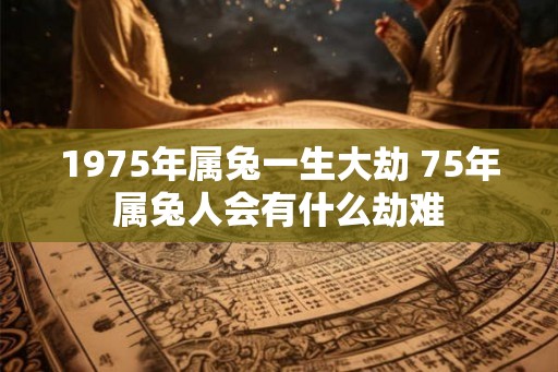 1975年属兔一生大劫 75年属兔人会有什么劫难