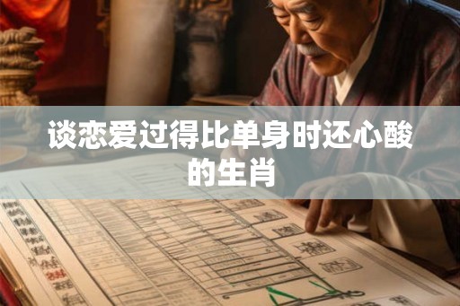 谈恋爱过得比单身时还心酸的生肖