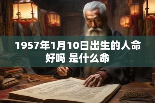 1957年1月10日出生的人命好吗 是什么命