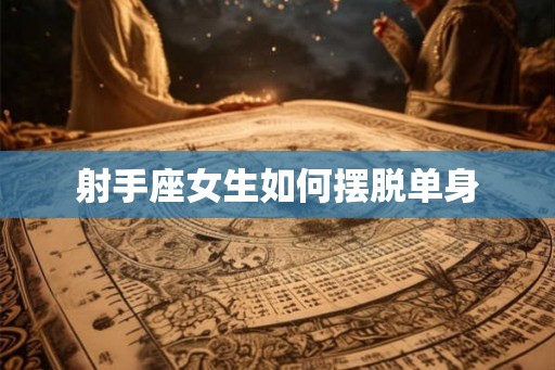 射手座女生如何摆脱单身