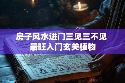 房子风水进门三见三不见 最旺入门玄关植物