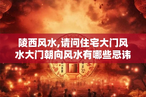 陵西风水,请问住宅大门风水大门朝向风水有哪些忌讳！