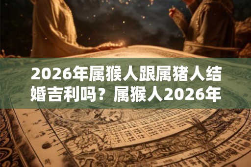 2026年属猴人跟属猪人结婚吉利吗？属猴人2026年幸运色是什么？