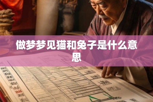 做梦梦见猫和兔子是什么意思 做梦梦见猫和兔子是什么意思