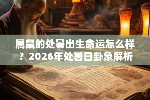 属鼠的处暑出生命运怎么样?2026年处暑日卦象解析 属鼠的处暑出生命运怎么样?2026年处暑日卦象解析