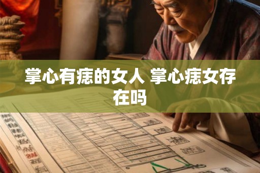 掌心有痣的女人 掌心痣女存在吗