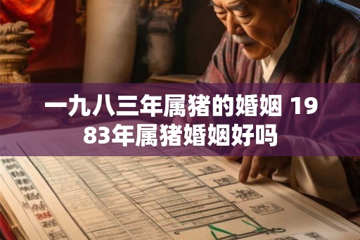 一九八三年属猪的婚姻 1983年属猪婚姻好吗