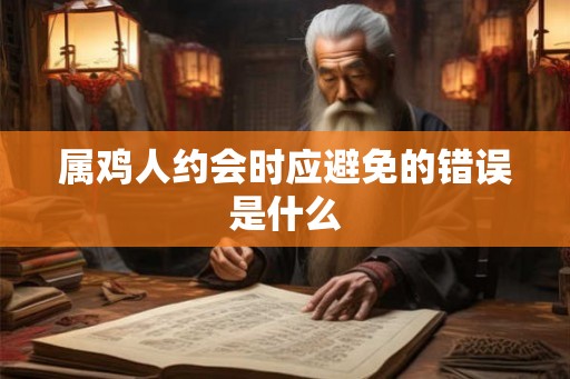 属鸡人约会时应避免的错误是什么