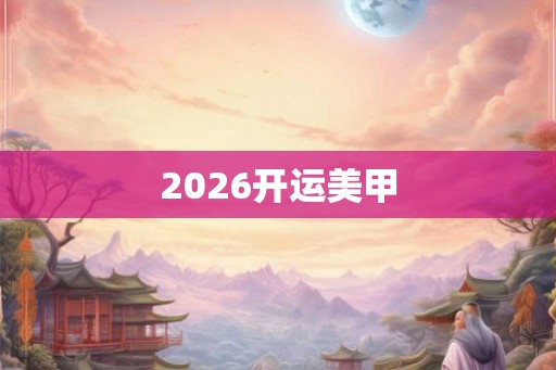 2026开运美甲 2026开运美甲