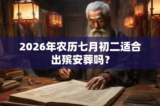 2026年农历七月初二适合出殡安葬吗？