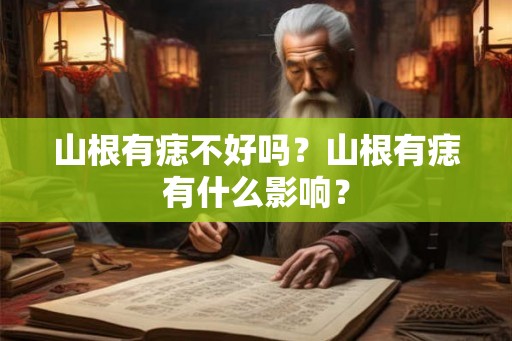 山根有痣不好吗?山根有痣有什么影响? 山根有痣不好吗?山根有痣有什么影响?