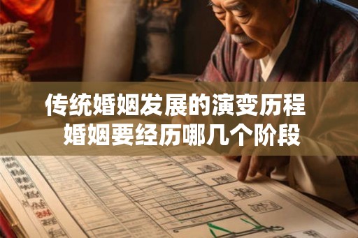 传统婚姻发展的演变历程  婚姻要经历哪几个阶段