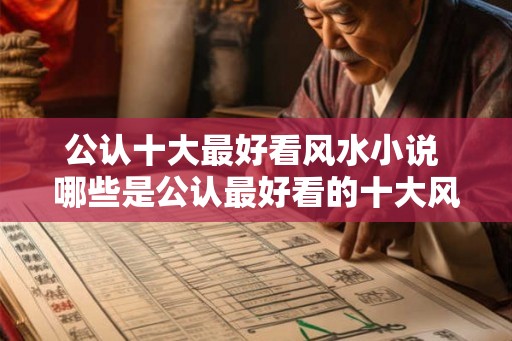 公认十大最好看风水小说 哪些是公认最好看的十大风水小说