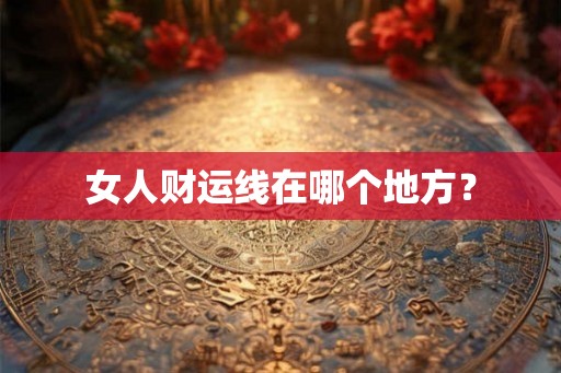 女人财运线在哪个地方？