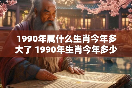 1990年属什么生肖今年多大了 1990年生肖今年多少岁