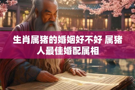 生肖属猪的婚姻好不好 属猪人最佳婚配属相
