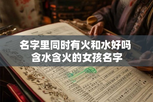 名字里同时有火和水好吗 含水含火的女孩名字