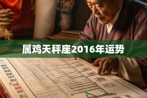 属鸡天秤座2016年运势 属鸡天秤座2016年运势