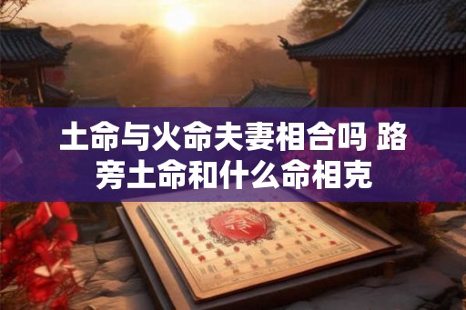 土命与火命夫妻相合吗 路旁土命和什么命相克