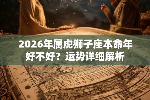 2026年属虎狮子座本命年好不好？运势详细解析