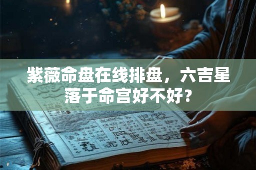 紫薇命盘在线排盘，六吉星落于命宫好不好？