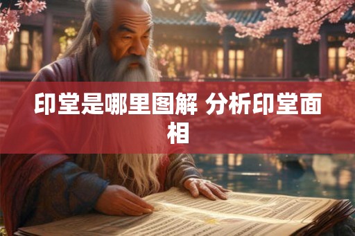 印堂是哪里图解 分析印堂面相