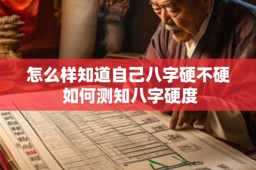 怎么样知道自己八字硬不硬 如何测知八字硬度