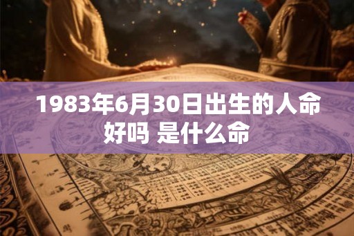 1983年6月30日出生的人命好吗 是什么命