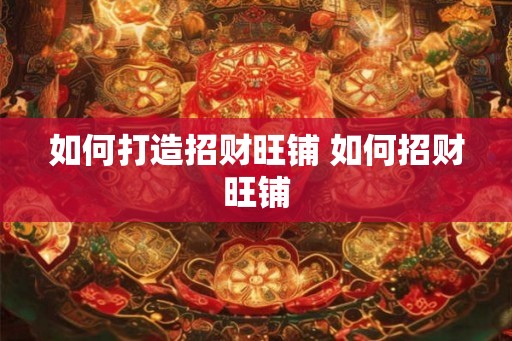 如何打造招财旺铺 如何招财旺铺