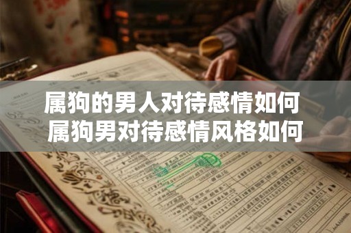 属狗的男人对待感情如何 属狗男对待感情风格如何