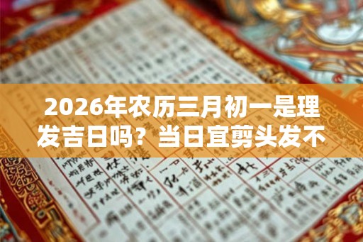 2026年农历三月初一是理发吉日吗？当日宜剪头发不