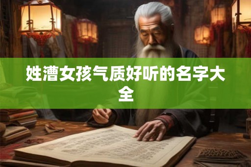 姓漕女孩气质好听的名字大全
