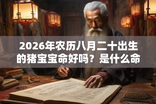 2026年农历八月二十出生的猪宝宝命好吗?是什么命? 2026年农历八月二十出生的猪宝宝命好吗?是什么命?