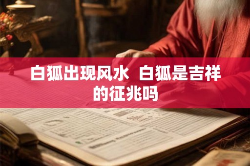 白狐出现风水 白狐是吉祥的征兆吗 白狐出现风水 白狐是吉祥的征兆吗