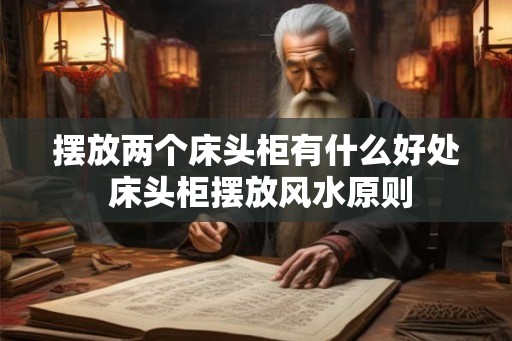 摆放两个床头柜有什么好处 床头柜摆放风水原则