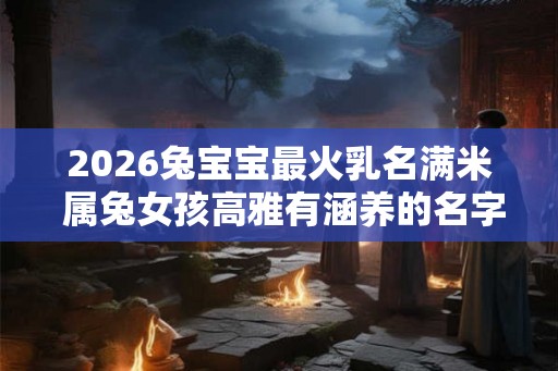 2026兔宝宝最火乳名满米 属兔女孩高雅有涵养的名字