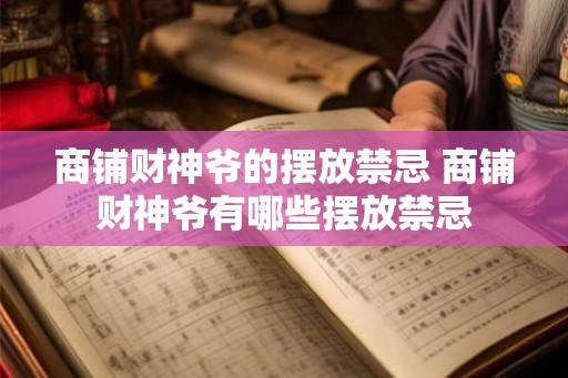 商铺财神爷的摆放禁忌 商铺财神爷有哪些摆放禁忌