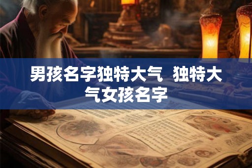 男孩名字独特大气  独特大气女孩名字