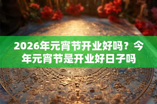 2026年元宵节开业好吗?今年元宵节是开业好日子吗 2026年元宵节开业好吗?今年元宵节是开业好日子吗