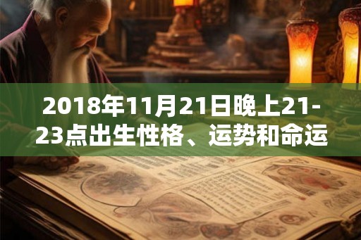 2018年11月21日晚上21-23点出生性格、运势和命运