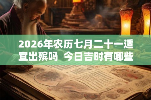 2026年农历七月二十一适宜出殡吗 今日吉时有哪些 2026年农历七月二十一适宜出殡吗 今日吉时有哪些